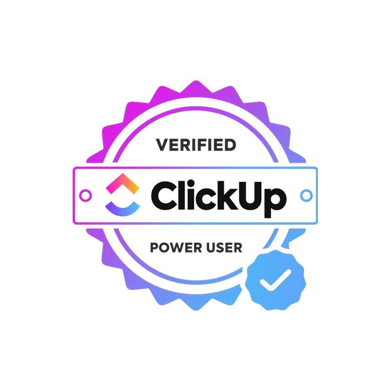 ClickUp Verified Power User