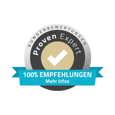 ProvenExpert – 100% Empfehlungen